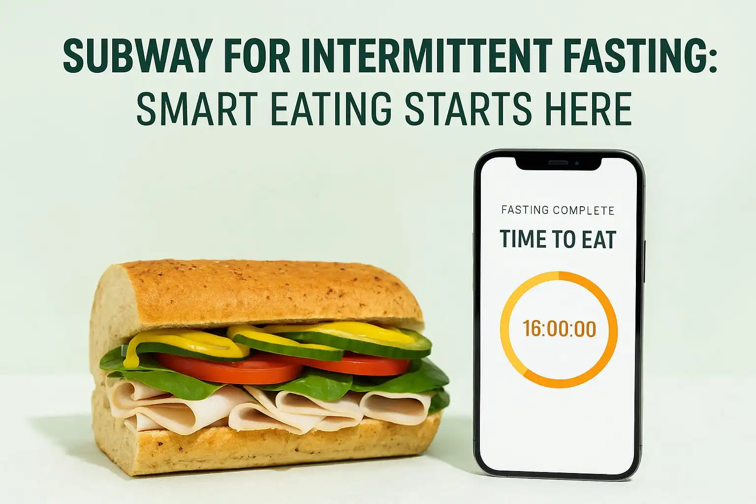 Subway for intermittent fasting; Smart eating starts here.